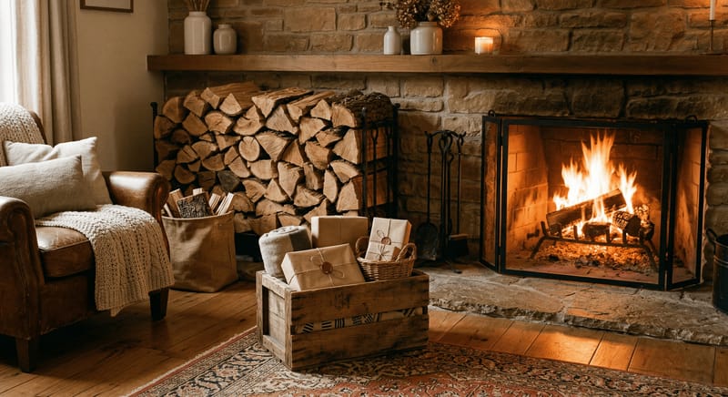 Seasoned hardwood firewood delivered in Northern Rhode Island by Cote Landscape