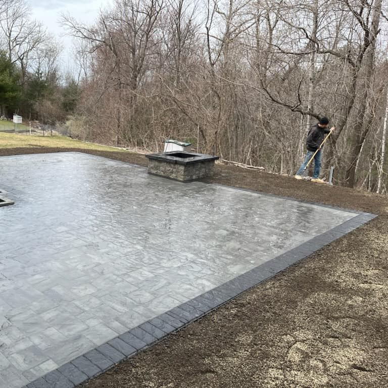 Elevated Patio with Outdoor Kitchen