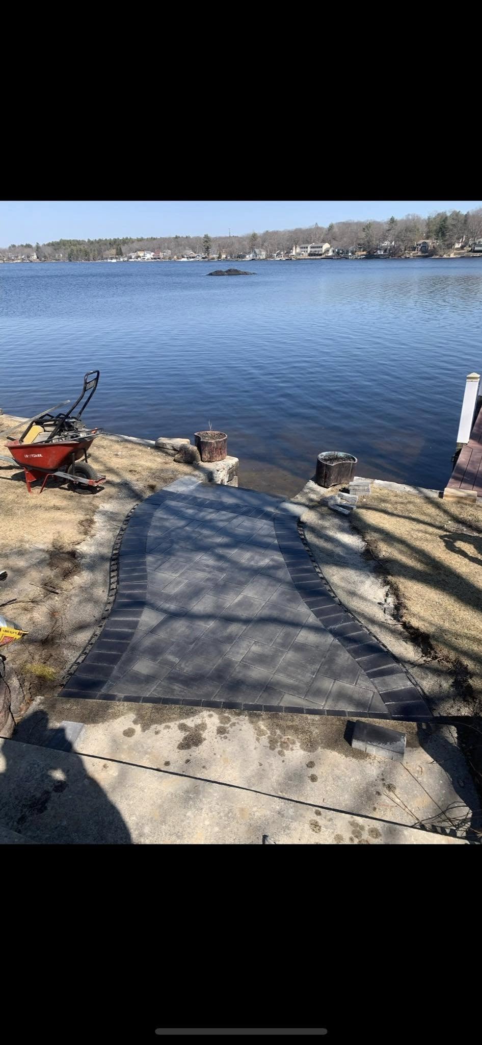 Waterfront Paver Patio