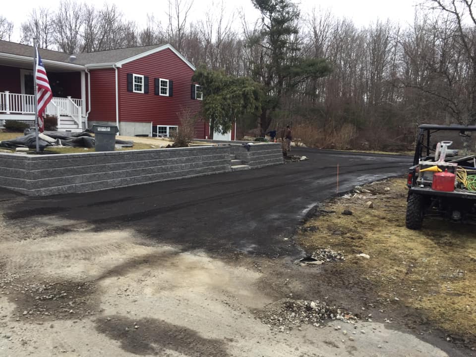 Retaining Wall Installation